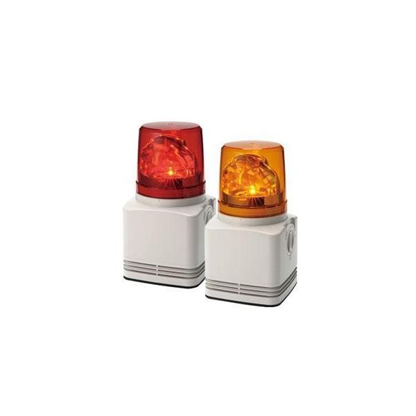 パトライト PATLITE RFT-100A-R 電子音内蔵LED回転灯 赤 : 住設と