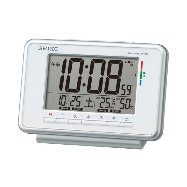 ◆メーカー:セイコー SEIKO◆品名:デジタル時計 温度・湿度表示付◆品番:SQ775W◆サイズ・重さ:92×135×51mm、230g◆電池:単3(アルカリ)×2※モニター用電池として、マンガン電池を同梱しています◆枠材:プラスチック枠...