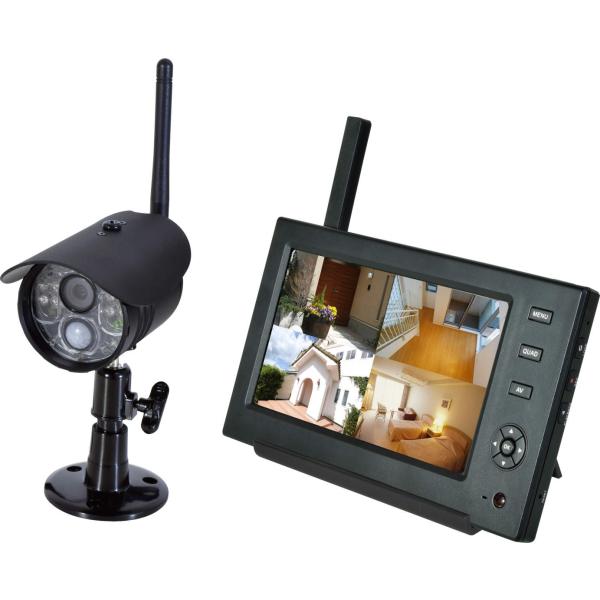 日動 モニタリングカメラ WSC-W03MO-1P カメラ計4台付き 日動工業 WSC-W03MOW-1P ワイヤレスモニタリングカメラ NICHIDO : 住設