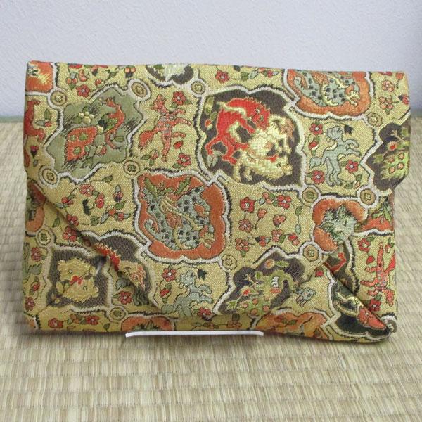 高台寺所蔵秀吉陣羽織鳥獣文様綴織 数寄屋袋 : 洛齊コレクション