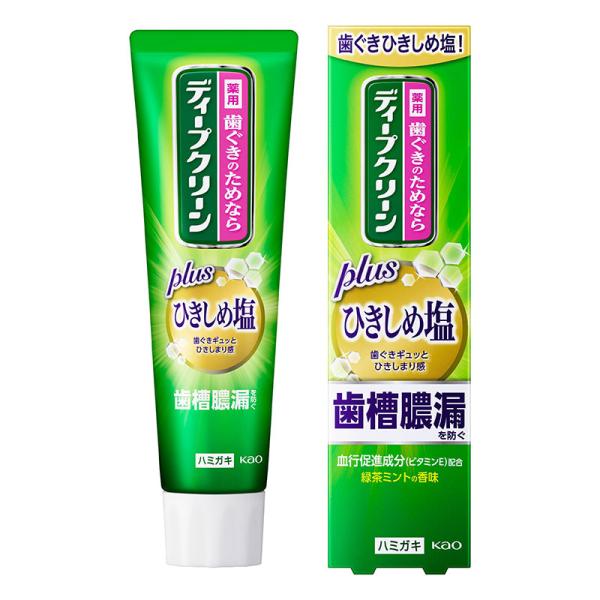 他サイト： 花王 ディープクリーン 薬用ハミガキ ひきしめ塩 100gの商品画像