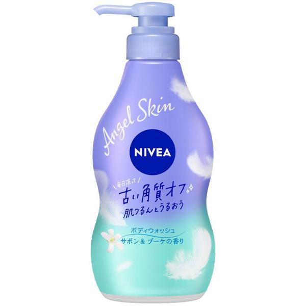 他サイト： 花王 ニベア エンジェルスキン ボディウォッシュ サボン＆ブーケの香り 本体 480mlの商品画像