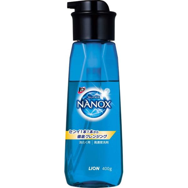 LION SUPER NANOX 液体洗剤 400g 15個 rakushindenki_4903301295945