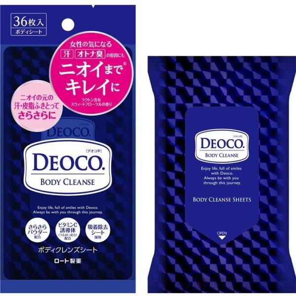 ロート製薬 DEOCO デオコ ボディクレンズシート 36枚入 :4987241165896:東京生活館 !店 通販 ロート製薬 デオコ DEOCO ボディクレンズシート 36枚入