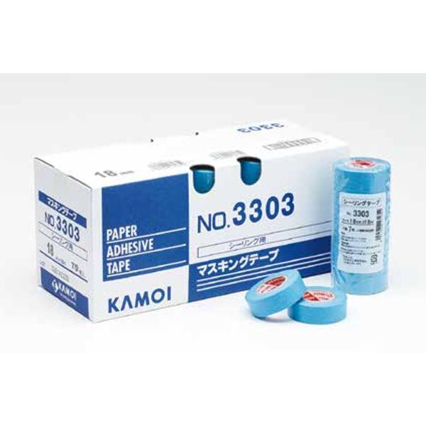 カモ井（KAMOI） カモ井加工紙 No.3303 シーリング用 21mm×18m 60巻