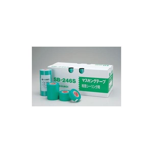 カモ井 シーリングテープ SB246S 粗面 21mmX18m 600巻 : 楽商事株式