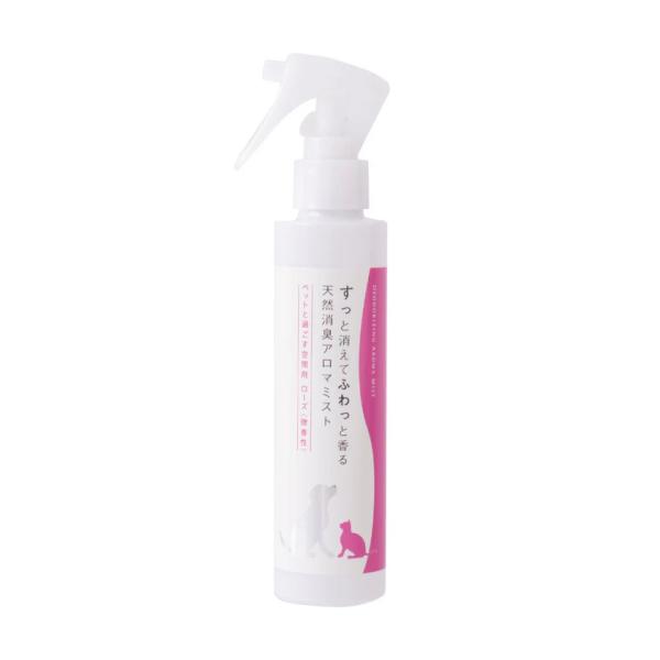 天然消臭アロマミスト ペットと過ごす空間用ローズ（微香性）150ml　生活の木　