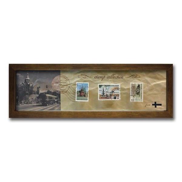 アートパネル ウォールデコ おしゃれ 飾り 芸術 絵画 モダン 絵 切手 アンティーク Stamp Collection フィンランド Buyee 日本代购平台 产品购物网站大全 Buyee一站式代购 Bot Online