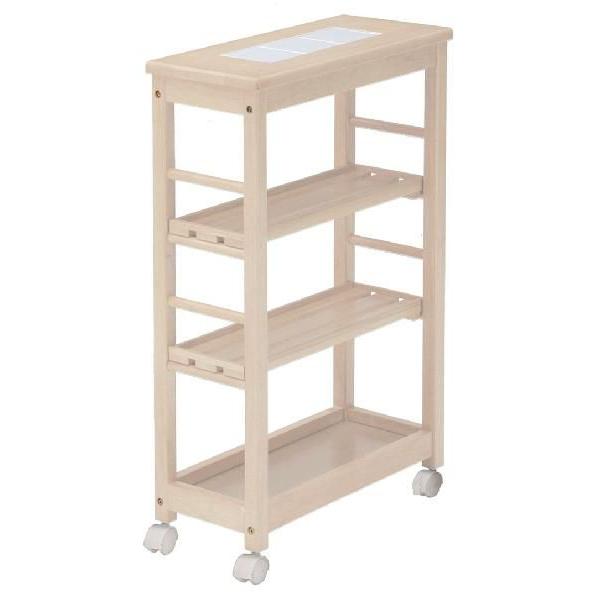 収納 キッチン ダイニング ラック 棚 スリム コンパクト 省スペース キッチン ダイニング ワゴン キャスター タイルトップ 天然木 ストッカー 4段 Buyee Buyee Japanese Proxy Service Buy From Japan Bot Online