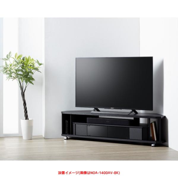 OLIVE（朝日木材加工） テレビ台 ローボード ラック 棚 黒 おしゃれ
