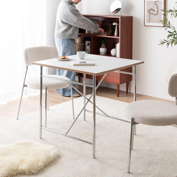 ダイニングテーブル 2人用 おしゃれ 北欧モダン 食卓 机 デスク ミッド