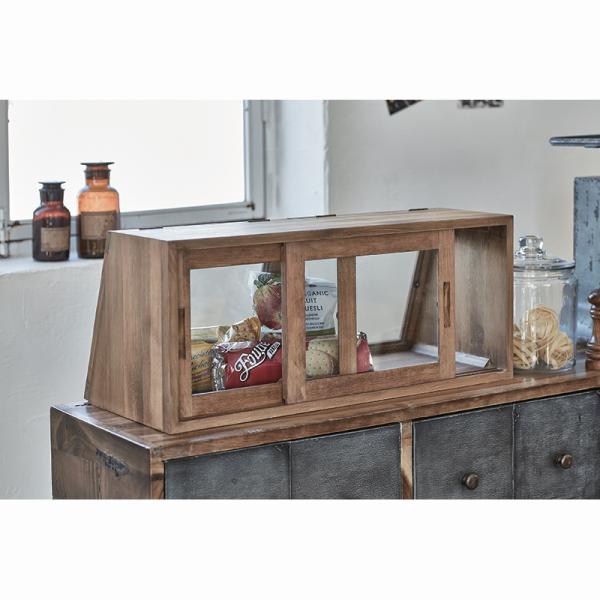 北欧産パイン材 食器棚  レンジボード 