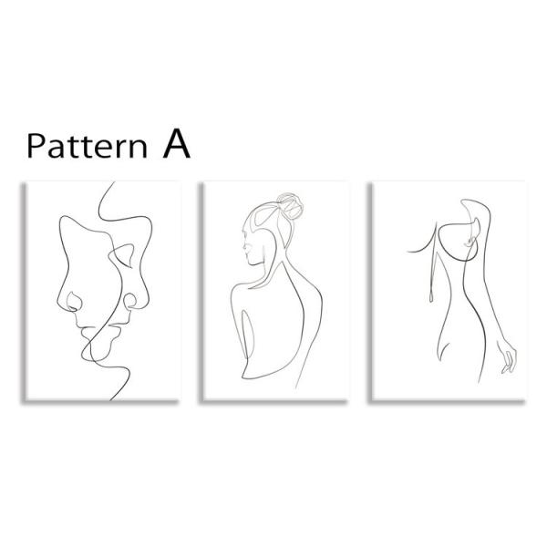 t@ubNpl A[gt[  _A[g Ǌ| EH[fR[V sJ\ Line Art patternA 3Zbg