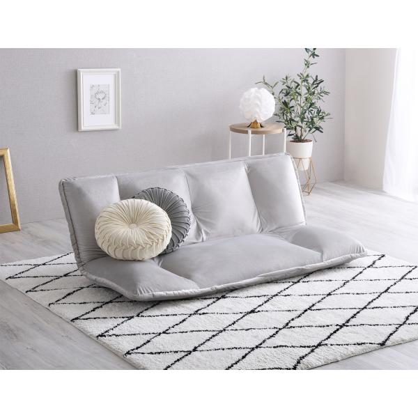 [Release date: June 15, 2024]大人かわいいいマルチリクライニングローソファ背もたれと両肘4か所の計5か所がそれぞれ14段階にリクライニングすることで、自分好みの形で使用することができますクッション性のあるウレタン...