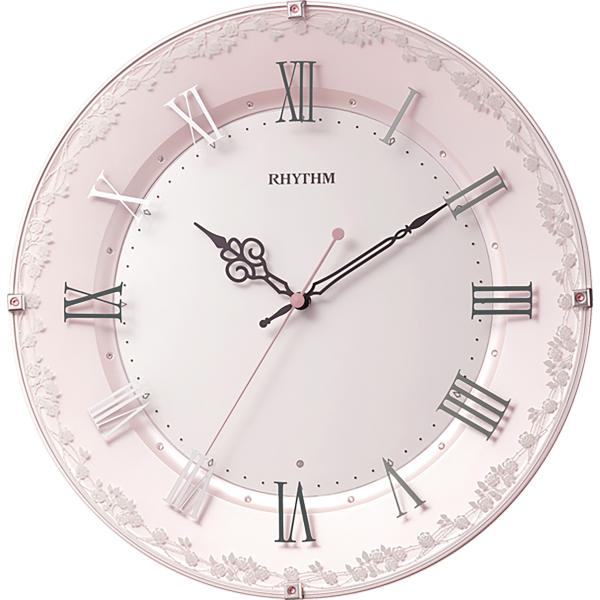 ホームテイスト（HOME taste） 壁掛け時計 電波 おしゃれ 薔薇