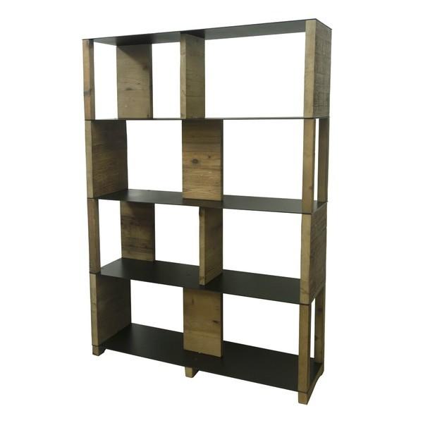 棚 収納ラック オープンラック 古材家具 アンティーク風 店舗什器 ブルックリンスタイル ディスプレイシェルフ モミ古材 Shitem 楽装屋 通販 Yahoo ショッピング