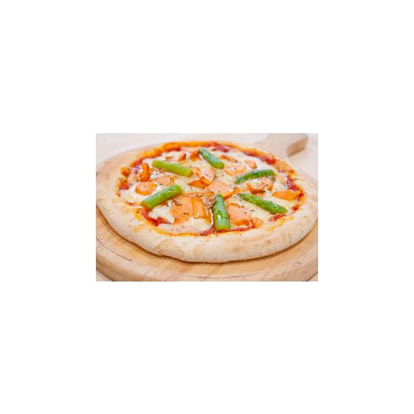 ■専門店のオリジナルピザ「サーモンとアスパラ」です。■ご注文は20枚単位になります。他の種類と合わせて20枚でも、okです。（但し、5種類以内で）■表示価格は1枚の単価（税込）です。■ばら出荷はしませんのでお間違いのないようにお願いします。...