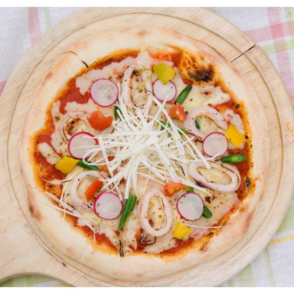 ■専門店のオリジナル・ナチュラルピザシリーズ「日本海のイカと自然派野菜のピザ」です。■ご注文は20枚単位になります。他の種類と合わせて20枚でも、okです。（但し、5種類以内で）■表示価格は1枚の単価（税込）です。■ばら出荷はしませんのでお...