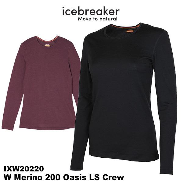 icebreaker（アイスブレーカー） W 200 Oasis LS Crew (200オアシス