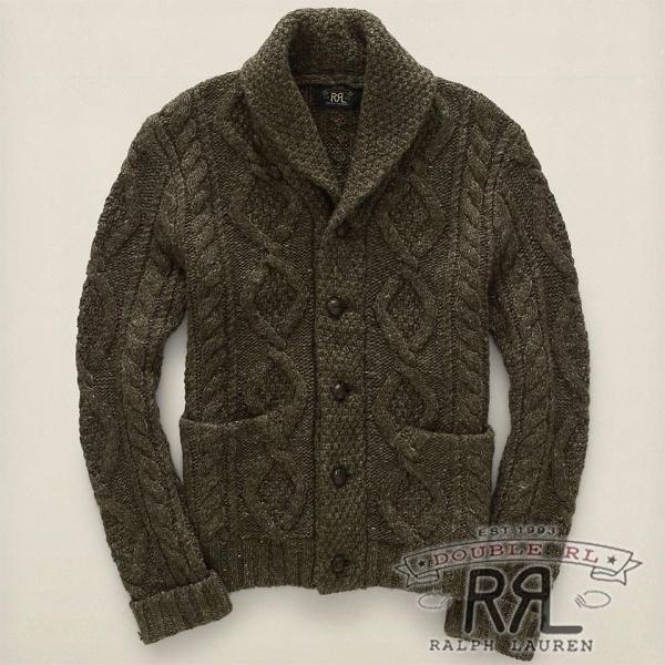 rrl shawl collar cardigan