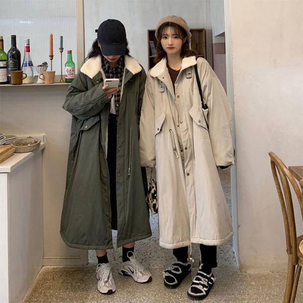 ミリタリー レディース ボア ミリタリーモッズコート カジュアル