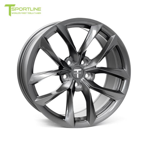 人気アイテム[2月末まで10％OFF]ST188585114SY T Sportline Tesla Model 3/Model Y テスラ モデル３/モデル Y ホイール 18 TST Flow Forged Tesla Wheel(Set of 4)Space Gray