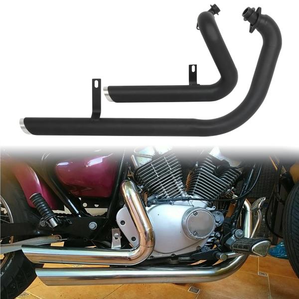 ヤマハ　ビラーゴ250フルエキマフラー サイレンサー付き 並行輸入品 バイク Full マフラー エキゾースト パイプ+サイレンサーs