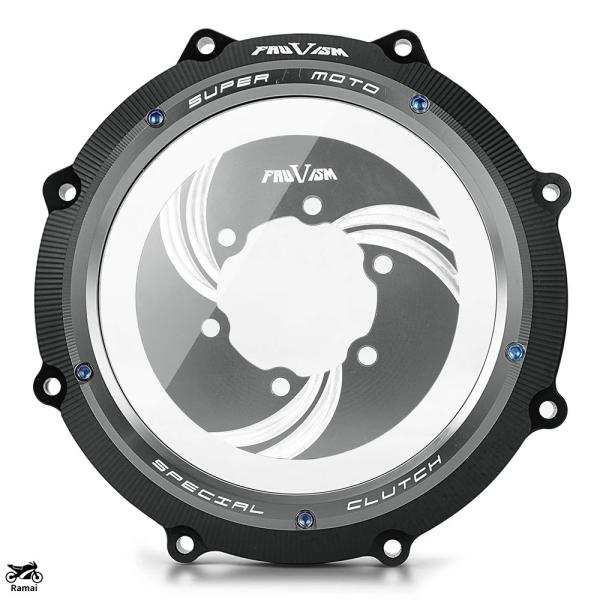 並行輸入品 バイク エンジン カバー クリア クラッチ ヤマハ Vmax V