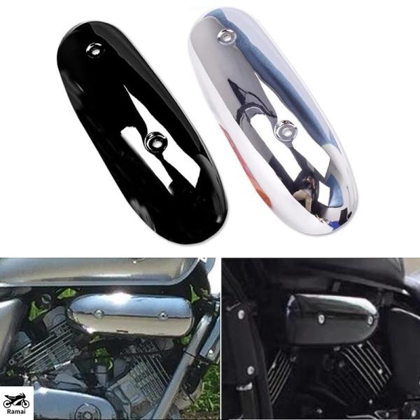 並行輸入品】 バイク メッキ ブラック エアー インテーク フィルタ