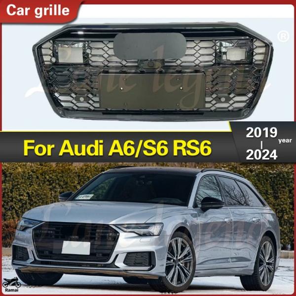 並行輸入品】 レーシング フロント グリル アウディ A6/S6 2019年 2020