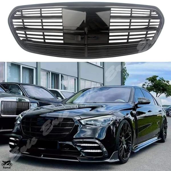 並行輸入品】 フロント レーシング フェイスリフト グリル メルセデス