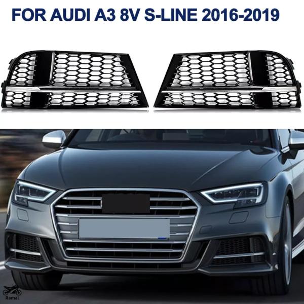 並行輸入品 2P アウディ A3 8V S-ライン セダン スポーツバック コンバーチブル 2017年 2018年 2019年 フロント バンパー フォグ ライ