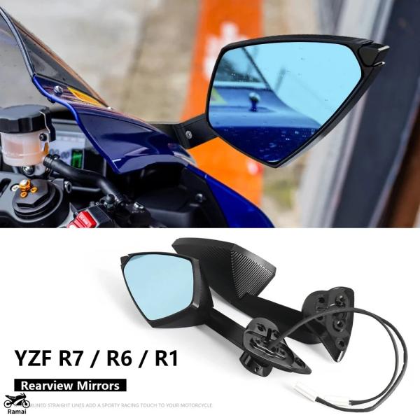 並行輸入品】 バイク Rotatable リア ミラー ウィンカー ヤマハ YZF-R7