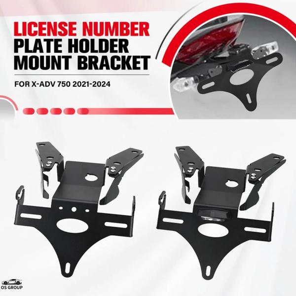 並行輸入品 ホンダ X-ADV 750 2021年 2022年 2023年 2024年 XADV-750 XADV750 バイク プレート Relocation ブラケット フェンダー エリミネーター ホルダー カ