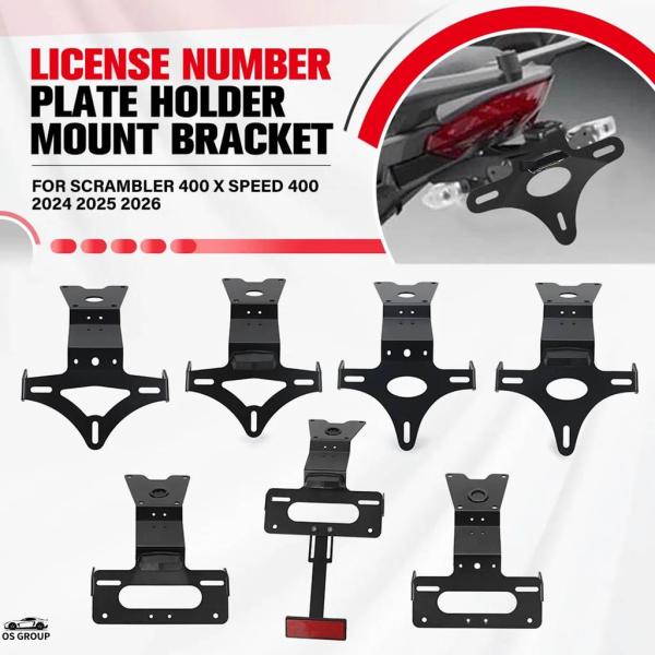 並行輸入品 スクランブラー 400 X Speed 400 2024年 2025年 2026年 スクランブラー/SPEED 400 バイク プレート ホルダー フェンダー エリミネーター テール フ