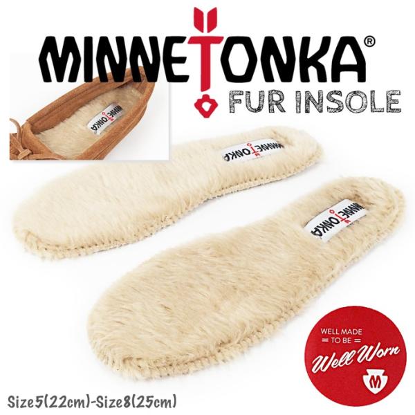 MINNETONKA ~lgJ K̔㗝X Ki@t@[ C\[ FUR INSOLEyfur insole creamzN[