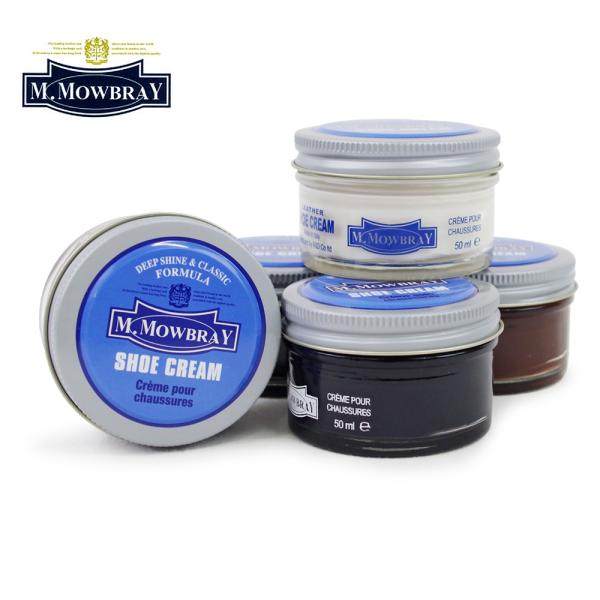 【ブランド】M.MOWBRAY/エム・モウブレイ【商品名】シュークリームジャー（乳化性タイプ　靴クリーム）【サイズ】ガラスビン・50ml【原産国】イタリア製【特長】●スムースレザー（表革）の靴に栄養と潤い、光沢を与え靴を長持ちさせます。●靴...