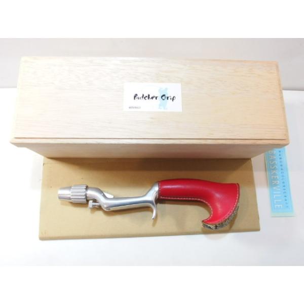 バスカヴィルブッチャーグリップ バスカヴィル ブッチャーグリップ 革巻き シングル オフセット