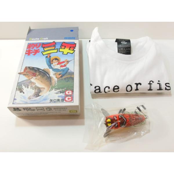 釣りキチ三平 Tシャツ ガウラクラフト ハンドメイド トップウォーター