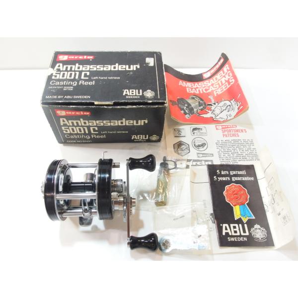 ぎ*じ様 ABU アブ Ambassadeur 5001c ベイトリール 左利き 5001C