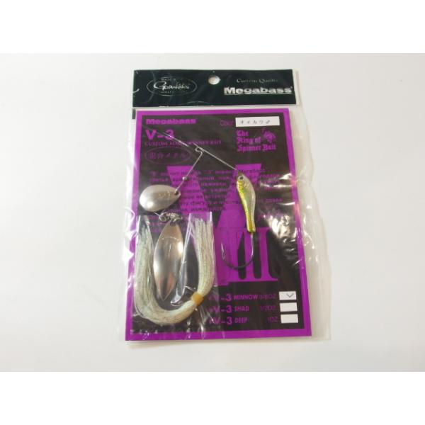 メガバス V3 3/8oz Megabass V-3 オイカワ スピナーベイト (33214