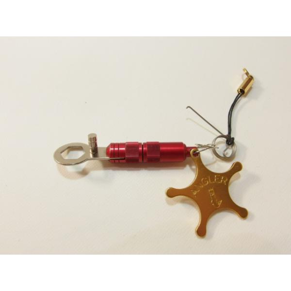 五十鈴工業 スパナキーホルダー イズズ ヴィンテージ リール工具