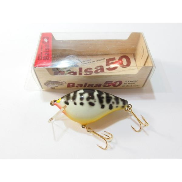 バルサ50 オリジナル クランクベイト Jr ホワイトコーチドッグ Balsa