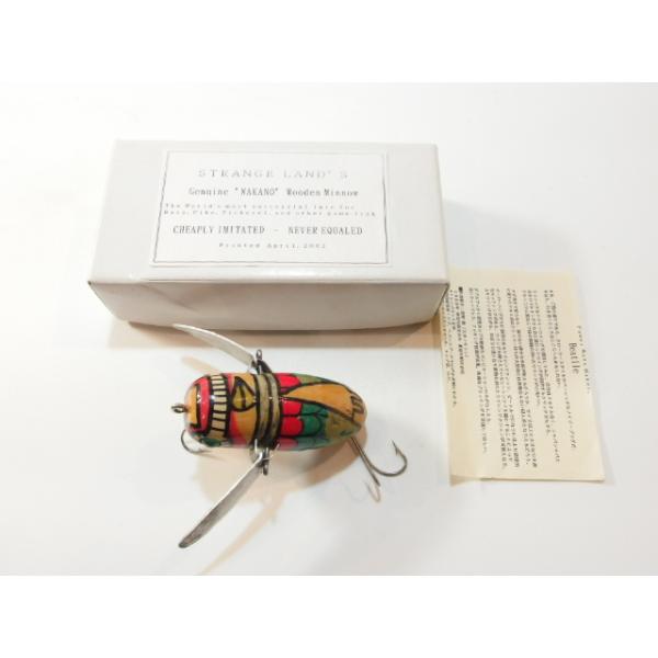 希少 ストレンジランド 革張り ハンドメイド トップウォーター ストレンジランド マスキュラックス ハンドメイド トップ