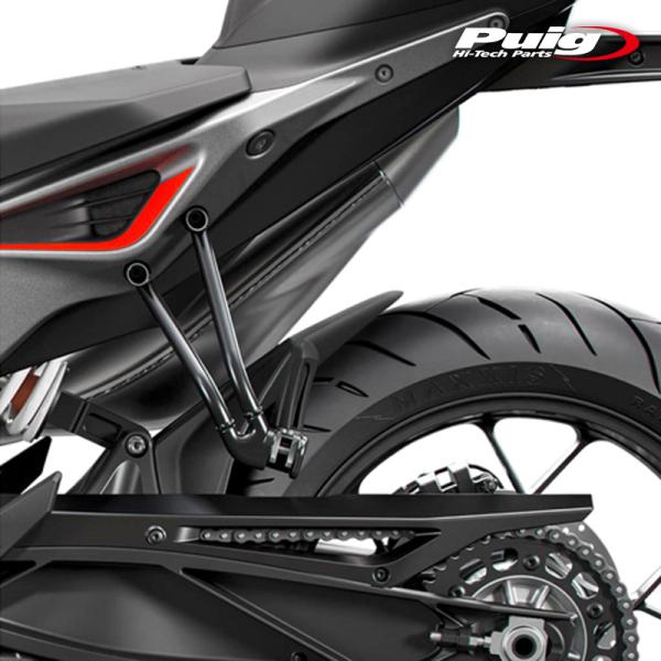 Puig 0024J REAR FENDER EXTENSION [MATT BLACK] KTM 790 DUKE (18-20/22-26) 890 DUKE (21-23) 890 DUKE R (20-25) プーチ エクステンドフェンダー