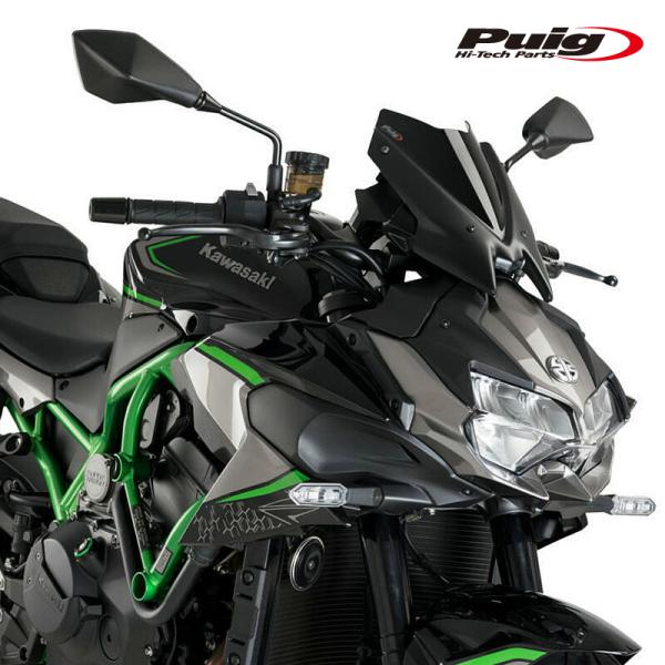 Puig 20506N NEW GENERATION SPORT [BLACK] Kawasaki Z H2