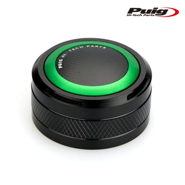 Puig（プーチ） Puig 20533V CLUTCH FLUID TANK CAP [GREEN] KAWASAKI