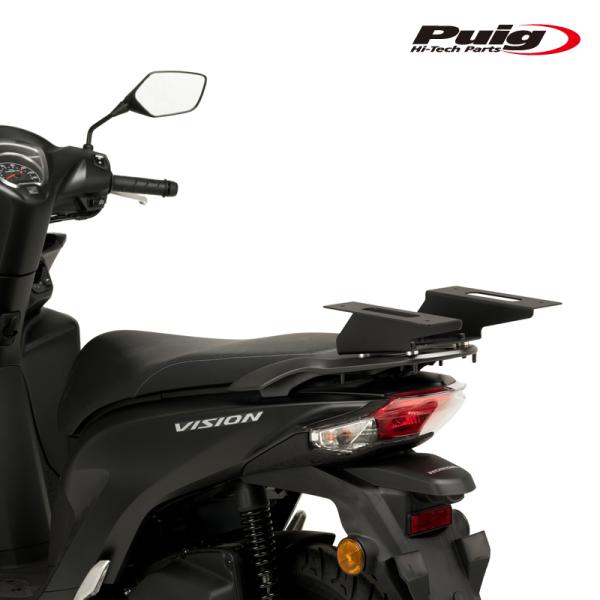 Puig 20641N TOP BOXES INSTALLATION KIT [BLACK] HONDA SH 125i 4T E4 (18-20) プーチ トップボックスインストールキット