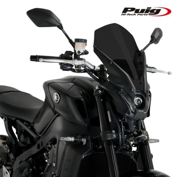 Puig 20645F NEW GENERATION TOURING [DARK SMOKE] YAMAHA MT-09 (21-23) MT-09 SP (21-23) プーチ スクリーン カウル