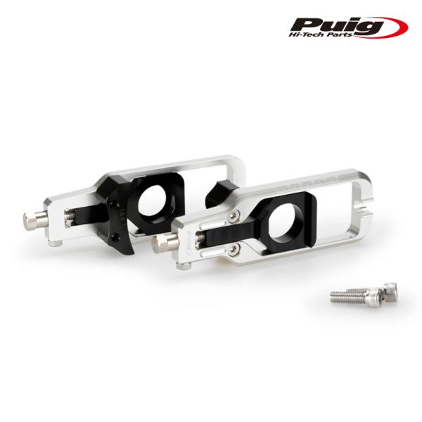 YZF-R1/R1M用　Puig製チェーンテンショナー (ブラック)新品未開封品 Puig（プーチ） Puig 20694P CHAIN TENSIONER [SILVER] YAMAHA YZF-R1